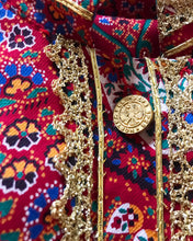 Load image into Gallery viewer, Quilted 1970’s vintage dress by Periphery designed by Arthur Williams
