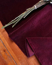 Load image into Gallery viewer, Authentic 1970’s vintage burgundy velveteen Gunne Sax midi dress
