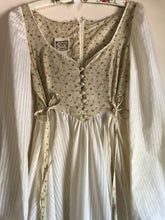 Load image into Gallery viewer, Authentic 1970’s vintage golden rose print Gunne Sax maxi dress
