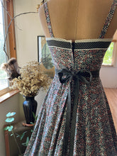 Load image into Gallery viewer, Authentic 1970’s Vintage Garden Floral Calico Gunne Sax Maxi Sundress
