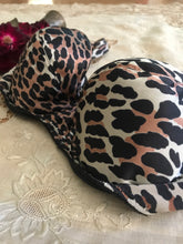 Load image into Gallery viewer, Authentic 1970’s vintage leopard print bra by Vanity Fair
