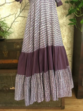 Load image into Gallery viewer, Regal purple 1960’s vintage dress by Laura Ashley
