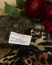 Load image into Gallery viewer, Deadstock 1960&#39;s vintage leopard print long leg panty girdle from Vanity Fair
