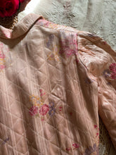 Load image into Gallery viewer, 1940’s Vintage Quilted Satin Bed Jacket
