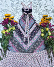 Load image into Gallery viewer, Authentic 1970&#39;s vintage calico sundress by Jody T
