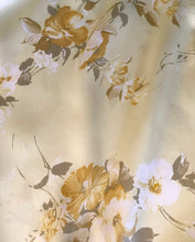 Load image into Gallery viewer, Gorgeous handmade vintage butter yellow satin dress
