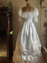 Load image into Gallery viewer, 1980’s Vintage White Satin Gown by Zum Zum

