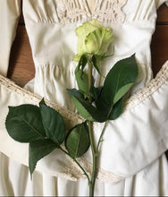 Load image into Gallery viewer, Amazing 1970&#39;s vintage poplin and crochet Gunne Sax dress
