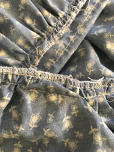 Load image into Gallery viewer, Authentic 1970&#39;s vintage dusty eggshell blue floral Gunne Sax maxi dress
