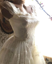 Load image into Gallery viewer, 1950’s Vintage tulle net and lace gown

