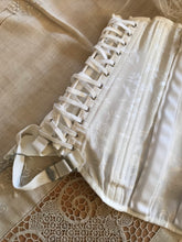 Load image into Gallery viewer, Authentic 1970’s vintage double lacing surgical support corset
