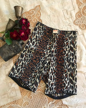 Load image into Gallery viewer, Deadstock 1960&#39;s vintage leopard print long leg panty girdle from Vanity Fair
