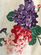 Load image into Gallery viewer, 1970’s vintage Sweet Peas and Cherries sundress by Jody T
