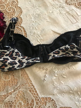 Load image into Gallery viewer, Authentic 1970’s vintage leopard print bra by Vanity Fair
