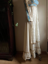 Load image into Gallery viewer, Beautiful Medieval 1960&#39;s vintage black label Gunne Sax Dress
