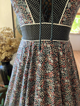 Load image into Gallery viewer, Authentic 1970’s Vintage Garden Floral Calico Gunne Sax Maxi Sundress

