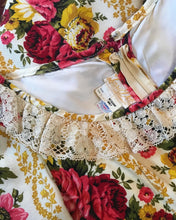 Load image into Gallery viewer, Authentic 1960’s vintage wallpaper print dress by Lorrie Deb of San Francisco
