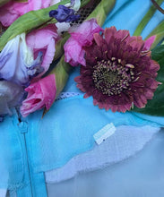 Load image into Gallery viewer, Authentic 1970’s vintage sky blue voile maxi dress
