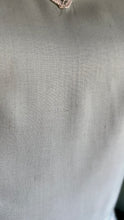 Load image into Gallery viewer, Sale~ Handmade 1970’s Vintage Sea Foam Green Calico Puff Sleeve Midi Dress
