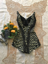 Load image into Gallery viewer, Authentic 1950’s vintage Leopard Swimsuit by Cole of California

