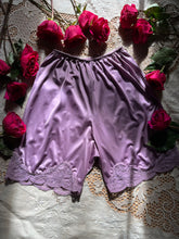 Load image into Gallery viewer, Hand Dyed 1960’s Vintage Nylon and Lace Bloomer Panty
