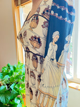 Load image into Gallery viewer, Incredible 1970’s Vintage Victorian Tea Party Print Dress by This Is Yours
