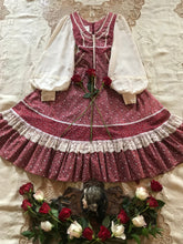 Load image into Gallery viewer, Authentic 1970&#39;s vintage Winter Berry Calico Gunne Sax dress
