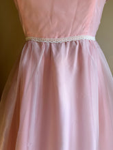 Load image into Gallery viewer, 1970’s Vintage Pink Chiffon Ruffle Gown
