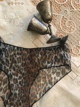 Load image into Gallery viewer, Authentic 1960&#39;s Vintage Vanity Fair Leopard Nylon Hip Hugger Bikini Panties
