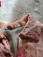Load image into Gallery viewer, 1940’s Vintage Quilted Satin Bed Jacket
