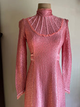 Load image into Gallery viewer, 1970’s Vintage Rose Pink Lace by Young Innocent

