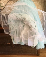 Load image into Gallery viewer, Authentic 1980&#39;s vintage robins egg blue Gunne Sax gown
