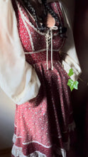 Load image into Gallery viewer, Authentic 1970&#39;s vintage Winter Berry Calico Gunne Sax dress
