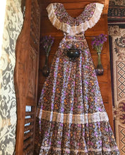 Load image into Gallery viewer, Authentic 1970’s vintage floral calico dress by Montgomery Ward
