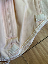 Load image into Gallery viewer, 1950’s Vintage Pink Cotton Fan Lacing Surgical Camp Corset
