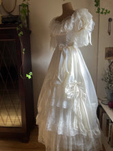 Load image into Gallery viewer, 1980’s Vintage White Satin Gown by Zum Zum

