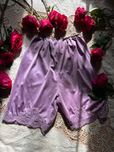Load image into Gallery viewer, Hand Dyed 1960’s Vintage Nylon and Lace Bloomer Panty
