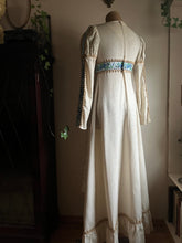 Load image into Gallery viewer, Beautiful Medieval 1960&#39;s vintage black label Gunne Sax Dress
