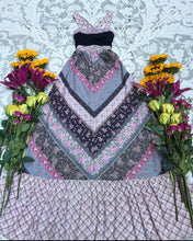 Load image into Gallery viewer, Authentic 1970&#39;s vintage calico sundress by Jody T
