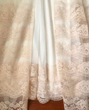 Load image into Gallery viewer, Beautiful 1970&#39;s vintage Intime of California Ivory chiffon peignoir nightgown and robe set
