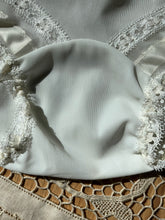 Load image into Gallery viewer, Authentic 1950’s vintage Michelene White Nylon and Lace Granny Panties
