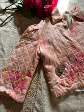 Load image into Gallery viewer, 1940’s Vintage Quilted Satin Bed Jacket
