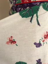 Load image into Gallery viewer, 1970’s vintage Sweet Peas and Cherries sundress by Jody T
